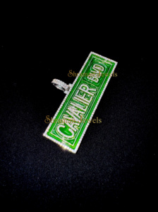 Lettre avec nom glacé personnalisé pour hommes, émail VVS Moissanite, collier Hip Hop personnalisé, pendentif bling pour bal de promo - Product Image 5