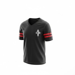 Camiseta de Fútbol Americano de Verano de Alta Calidad, Cuello en V, Color Sólido, 100% Poliéster Transpirable, Marca RIVIAN ATLANTIC - Product Image 5