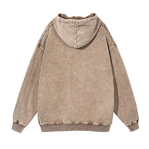 Men's <b>Oversized</b> Acid Wash Hoodie <b>Vintage</b> Casual Pullover <b>Sweatshirt</b> with Kangaroo Pocket Autumn Loose Fit Hoodies - Product Image 2