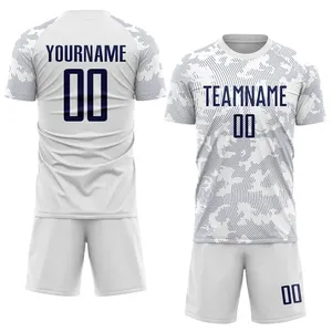 Conjunto de Uniforme de Fútbol de Diseño Personalizado, Camiseta y Pantalones Cortos Transpirables de Secado Rápido, Ropa Deportiva para Hombre, Entrenamiento - Product Image 2