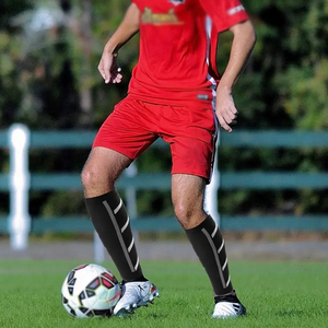 <b>Compression</b> Calf Sleeves, Breathable For Basketball, Soccer <b>Running</b> Latest Style Adult Fitness Safety Wear BY AMAZING INDUSTRIES - Product Image 3