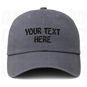 Soft Washed Baseball <b>Cap</b> Custom <b>Hat</b> Personalized Text Dad <b>Hats</b> for Men Women Adjustable Cotton Outdoor Sports <b>Cap</b> Custom Logo - Product Image 4