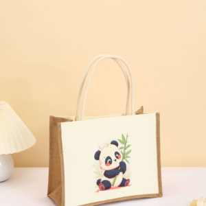 Bolsa Térmica de Yute para Almuerzo y Comida, para Mantener los Alimentos Frescos y Calientes - Product Image 6