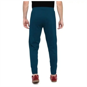 Men's Teal Sweatpants Elastic Waist <b>Drawstring</b> Closure Side Stripe Casual Joggers Autumn Wear Casual Ankle-Length Spring Wear - Product Image 2