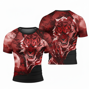 Sportswear Customized Design <b>Compression</b> <b>Shirt</b> Short Sleeve Rash Guard Custom Fitness Gym MMA Surfing Training T <b>Shirts</b> For <b>Men</b> - Product Image 3