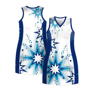 Tenue de netball pour femmes, fabrication sur mesure en usine, robe sublimée ajustée, uniforme de netball pour filles - Product Image 3