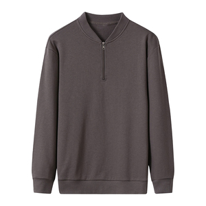 Vente en gros – Nouveauté 2026 : Sweat-shirt homme tendance, style unique, brodé, col en V uni, 100 % coton, manches longues, haute qualité, en promotion en ligne - Product Image 1