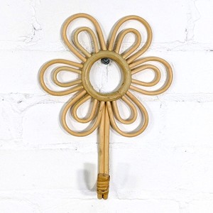 Ganchos de pared de ratán en forma de hoja, gancho de caña de madera de la más alta calidad, hecho a mano, precio competitivo - Product Image 2