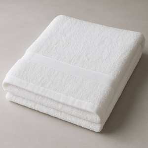 Serviette en coton blanc pour hôtel, 100% coton, douce, absorbante, séchage rapide, qualité supérieure, approvisionnement en gros - Product Image 5