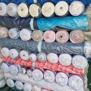 Fabriqué en Corée, 95% polyester, 5% élasthanne, tissu ITY imprimé, lot de tissus en stock, nombreux motifs floraux, meilleure qualité, designs magnifiques. - Product Image 4