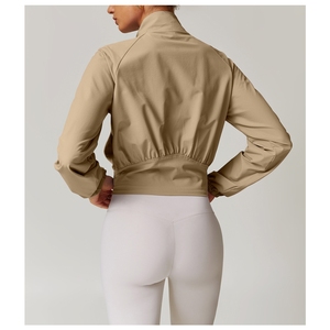 Chaqueta de Yoga para Mujer, Corte Ajustado, Ligera, Sudadera con Capucha para Fitness, Ropa Deportiva Transpirable para Gimnasio - Product Image 3