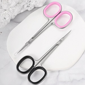 Cortacutículas Profesional de Acero Inoxidable, Pinza para Uñas con Punta Curva Extra Fina para Dedos, Pies, Uñas Gruesas, Removedor de Piel Muerta - Product Image 1