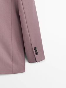 Nuevo Blazer de Terciopelo Tejido Sólido con un Solo Botón, Estilo Slim, para Mujer, Chaqueta de Traje de Manga Larga - Product Image 5