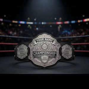 Cinturón de Campeonato Personalizado de Boxeo, Cinturón de Campeonato de Lucha Libre de la Mejor Calidad con Logotipo Personalizado - Product Image 3