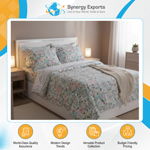 Globally Selling Unmatched Quality Modern Luxury Design 135 GSM 4 Pcs Polyester Printed Bedsheet Set for Bulk Buyers - Product Image 5