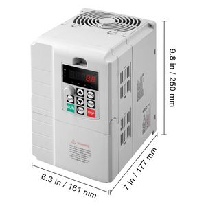 Variador de Frecuencia (VFD) de 7.5KW 34A 10HP para Control de Velocidad de Motores Trifásicos - Product Image 5