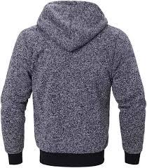 Sweat à capuche décontracté coupe-vent plus épais pour homme, qualité supérieure, coton lourd 380g, doublure polaire automne/hiver - Product Image 3