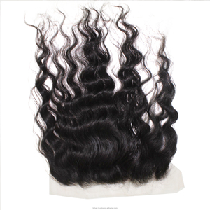 Encaje frontal transparente de alta calidad 13x4 de 12 a 20 pulgadas, cabello humano de Vietnam con ondas profundas y naturales, atado a mano. - Product Image 6