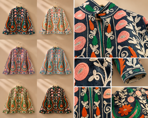 เสื้อแจ็คเก็ตบอมเบอร์ปักลายสำหรับผู้หญิง พรีเมียม แฟชั่นลำลองสำหรับฤดูหนาว รับผลิตแบบ OEM ODM ขายส่ง - Product Image 3
