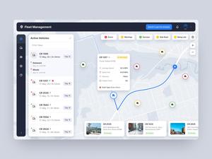 Plataforma de gestión de flotas con seguimiento de vehículos en tiempo real, monitorización de conductores, planificación de rutas, seguimiento de combustible y mantenimiento. - Product Image 3