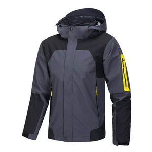 Chaqueta Cortavientos Transpirable para Hombre, Chaqueta Impermeable con Capucha, Chaqueta Cortavientos con Capucha para Hombre - Product Image 1