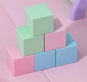 Aire de jeux intérieure pour enfants, blocs souples en plastique, aire de jeux avec bac à sable et voitures pour usage domestique - Product Image 4