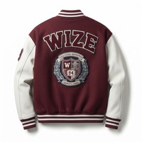 Vestes universitaires brodées sur mesure avec des patchs en chenille de qualité supérieure, tissu en laine durable, designs élégants, vestes pour hommes