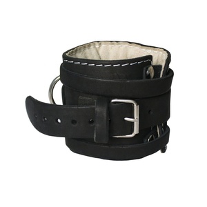 GB-LAS-0005 GEO Brother ผลิตตามสั่งสายรัดข้อเท้าหนังกันลื่นสำหรับใช้ในยิม - Product Image 1