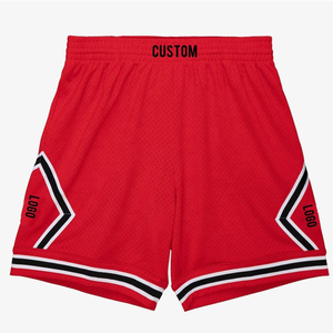 Pantalones Cortos de Baloncesto con Logotipo Personalizado, Pantalones Cortos de Entrenamiento de Tela Suave para Hombre, Ropa Deportiva Profesional de Secado Rápido, Pantalones Cortos de Gimnasio, Suministro al por Mayor - Product Image 1