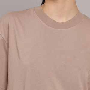 T-shirts et shorts décontractés personnalisés à la mode, de haute qualité, à épaules tombantes, unisexes, en coton, col côtelé, coupe ample, séchage rapide pour hommes - Product Image 5