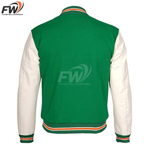 Veste Varsity pour homme - Coupe-vent respirant 100 % polyester durable avec col montant et options de logo sur le devant - Prix - Product Image 5