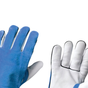 Gants de soudage en cuir de vache de 16 pouces, résistants à la chaleur, ignifuges, respirants, confortables, anti-éclaboussures, protection contre les éclaboussures de métal fondu - Product Image 6