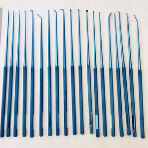 Ensemble de micro-dissecteurs de qualité supérieure NEUF, 19 dissecteurs chirurgicaux en acier inoxydable/titane, certifiés CE ISO MOL, manuels, usage général - Product Image 5