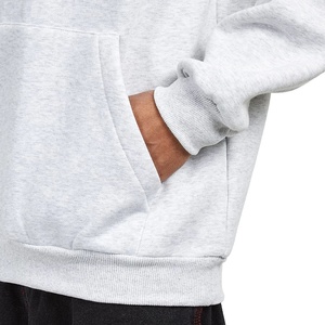 Fabricante personalizado bordado peso pesado algodón grueso hombres en blanco Sudadera con capucha de gran tamaño hombres Sudadera con capucha de gran tamaño - Product Image 5