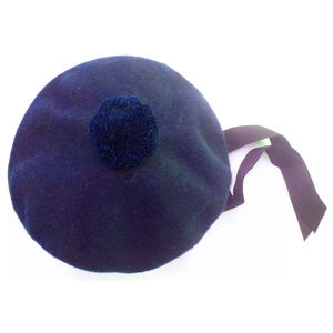 Gorro de Lana Acrílica Color Púrpura Balmoral, Gorro Escocés Balmoral Personalizado OEM ODM 2026 - Product Image 2