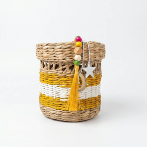 Full accessories Ramadan Seagrass <b>Gift</b> <b>Box</b> for Kids & Family Handmade Gergean Festival Hamper for <b>Eid</b> Mubarak OEM ODM - Product Image 3