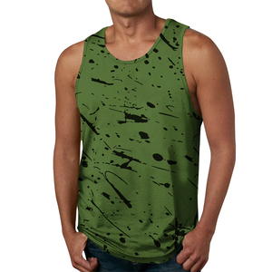เสื้อกล้ามออกกำลังกายผ้าสแปนเด็กซ์คอตตอนแบบสปอร์ตขายดีที่สุด รับสกรีนโลโก้ ระบายอากาศ แห้งเร็ว สำหรับผู้ใหญ่ - Product Image 3