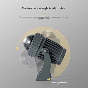 Projecteur LED COB étanche IP65 à piquet pour jardin, AC85-265V, en aluminium, avec télécommande, pour arbres, allées et jardins - Product Image 4