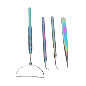 Pinzas para extensiones de pestañas cortadas con láser, pinzas sostenibles fabricadas en fábrica, pinzas con diseño personalizado, pinzas para pestañas recién llegadas - Product Image 5
