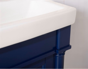 Modern Classic <b>Small</b> Bathroom Vanity with Solid Wood & Plywood <b>Sink</b> Cabinet Set 17 Inch Hotel Use Phuoc Hung PHBPV Floor Mounted - Product Image 4