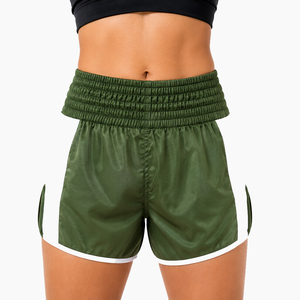 Shorts de Muay Thai para Mujer, Fabricante de Shorts de Muay Thai para Mujer, Shorts de Entrenamiento de Lucha para Mujer, Shorts de Entrenamiento de Kickboxing para Mujer - Product Image 6