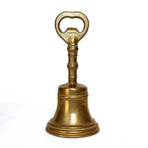 Campanas de latón antiguas para decoración navideña al por mayor de la India, campanas tibetanas artesanales para Navidad, gran grupo de campanas artesanales. - Product Image 3