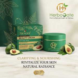 Crema de Belleza Herbal Akseer, Crema de Belleza Natural Premium, Humectante Facial Herbal, Fórmula Nutritiva para el Cuidado de la Piel, Textura Hidratante - Product Image 4
