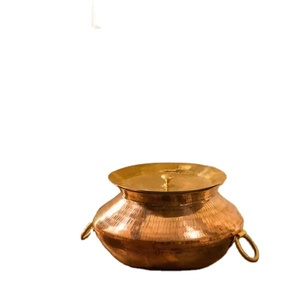 Handi Pot de cocina pura de cobre martillado, diseño moderno, alta calidad, venta al por mayor, para el hogar, cocina, Hotel - Product Image 5
