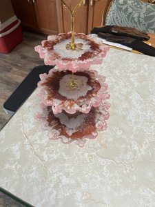 Handcrafted Resin 3 Tier <b>Cake</b> Stand - Product Image 4