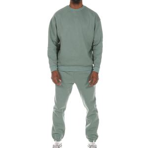 2024 Men's Custom Sportswear Tracksuit High Quality Jogging SweatSuit Waterproof Anti-Shrink 100% Cotton Embroidered Direct - Product Image 1