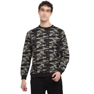 Fournisseur en gros OEM – Sweat-shirt polaire personnalisé pour homme, à motif uni, avec poignets côtelés, pull décontracté chaud pour l'hiver - Product Image 1