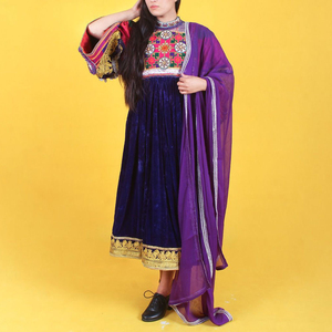 Robe longue pour femme de haute qualité, design original 2026, décorée de dentelle, style afghane, pour soirée, prix de gros - Product Image 2