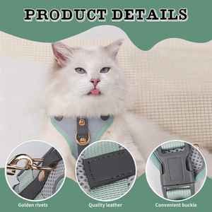Arnés para Gatos de Alta Calidad Personalizado OEM, Estilo Táctico, Impermeable, y Arnés para Perros - Product Image 2