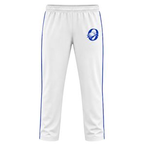 Men's <b>White</b> Blue Sublimation <b>Cricket</b> Set Jersey and Pants Short Sleeve Team Uniform Outdoor Match Wear Sports Training Apparel - Product Image 4